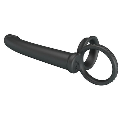 Anneau Double Pénétration - Pretty Love Moses | Double Cockring avec Dildo Anal Réaliste Pretty Love Sensations plus
