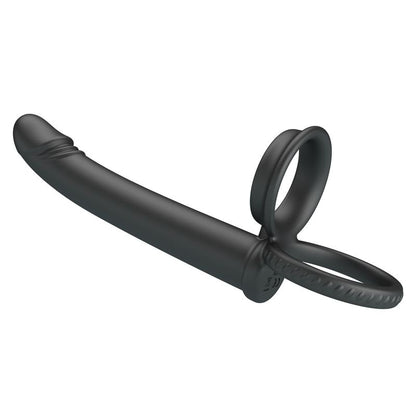 Anneau Double Pénétration - Pretty Love Moses | Double Cockring avec Dildo Anal Réaliste Pretty Love Sensations plus