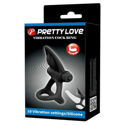 Anneau Double Vibrant - Pretty Love  | Prolonge l’Érection & Stimuler le Clitoris Pretty Love Sensations plus