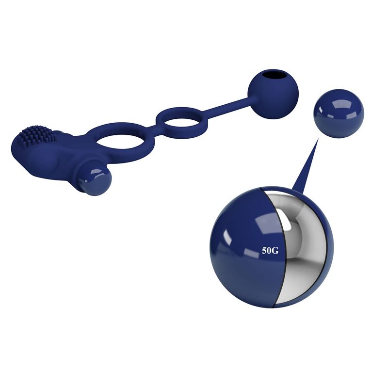 Anneau double vibrant – Pretty Love Remington | 10 modes, poids 50 g & Maintien l'Érection Pretty Love Sensations plus