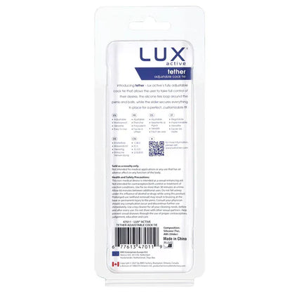Anneau Pénien Ajustable - Tether | LUX Active LUX active Sensations plus