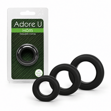 Anneau Pénien en Silicone - 3 Formats : 2,5 cm, 3 cm & 3,5 cm | Adore U Höm Adore U Höm Sensations plus