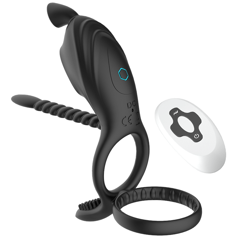 Anneau Vibrant Double -  Men’s Power Ring | Puissance, Contrôle & Plaisir Secwell Sensations plus