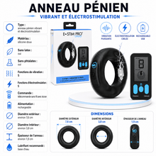 Anneau Vibrant & Électrostimulation - Zeus E-Stim Pro | Contrôle Sans Fil Zeus Sensations plus