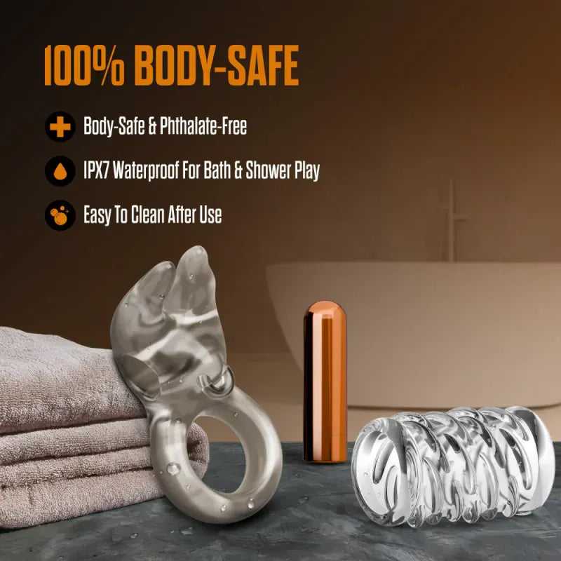 Anneau Vibrant Rechargeable - Stay Hard | Forme de Taureau Blush Novelties Sensations plus
