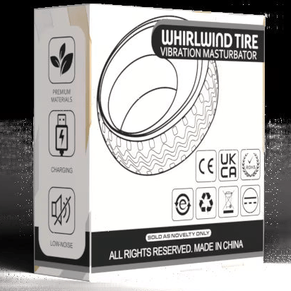 Anneau Vibrant Rechargeable - Whirlwind Tire Cock Ring | 10 Modes de Vibrations Puissant Secwell Sensations plus