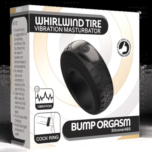 Anneau Vibrant Rechargeable - Whirlwind Tire Cock Ring | 10 Modes de Vibrations Puissant Secwell Sensations plus