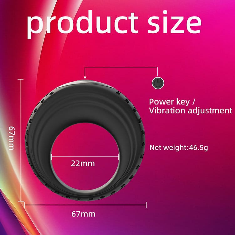 Anneau Vibrant Rechargeable - Whirlwind Tire Cock Ring | 10 Modes de Vibrations Puissant Secwell Sensations plus