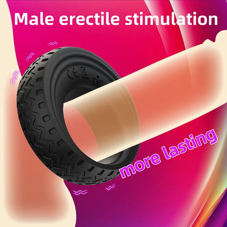 Anneau Vibrant Rechargeable - Whirlwind Tire Cock Ring | 10 Modes de Vibrations Puissant Secwell Sensations plus