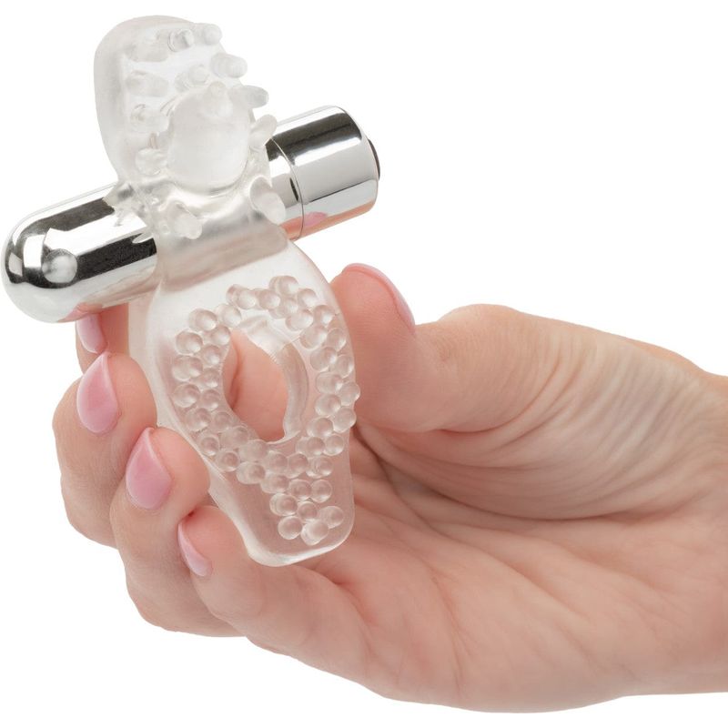 Anneau Vibrant Rechargeable – Wireless Passion | Double Stimulation CalExotics Sensations plus