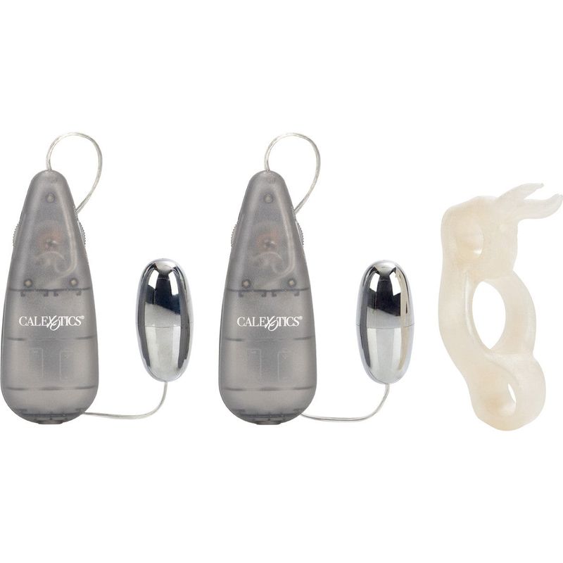 Anneau Vibrant Rockin' Rabbit – Double Stimulation Clitoridienne & Érectile CalExotics Sensations plus