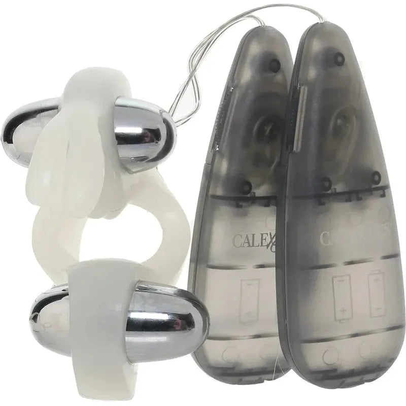 Anneau Vibrant Rockin' Rabbit – Double Stimulation Clitoridienne & Érectile CalExotics Sensations plus