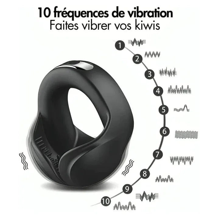 Anneaux d'érection vibrant pour testicule - Secwell - Penis Ball Ring Secwell Sensations plus
