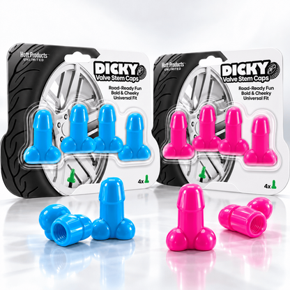 Articles Humoristiques coquins - Dicky Valve Stem Caps | Hott Products Hott Products Sensations plus