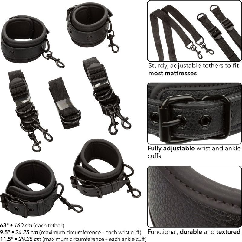 Attaches Spécialisées - Nocturnal Collection - Bed Restraints CalExotics Sensations plus