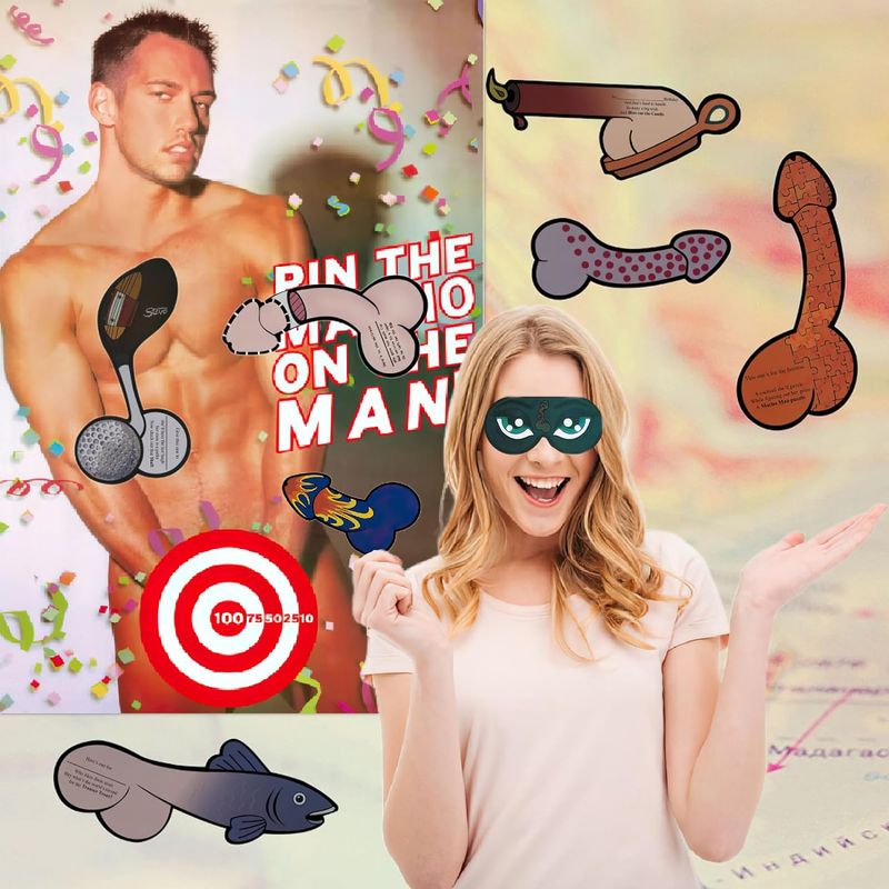 Bachelorette -  Épingler le Macho Pipedream Sensations plus