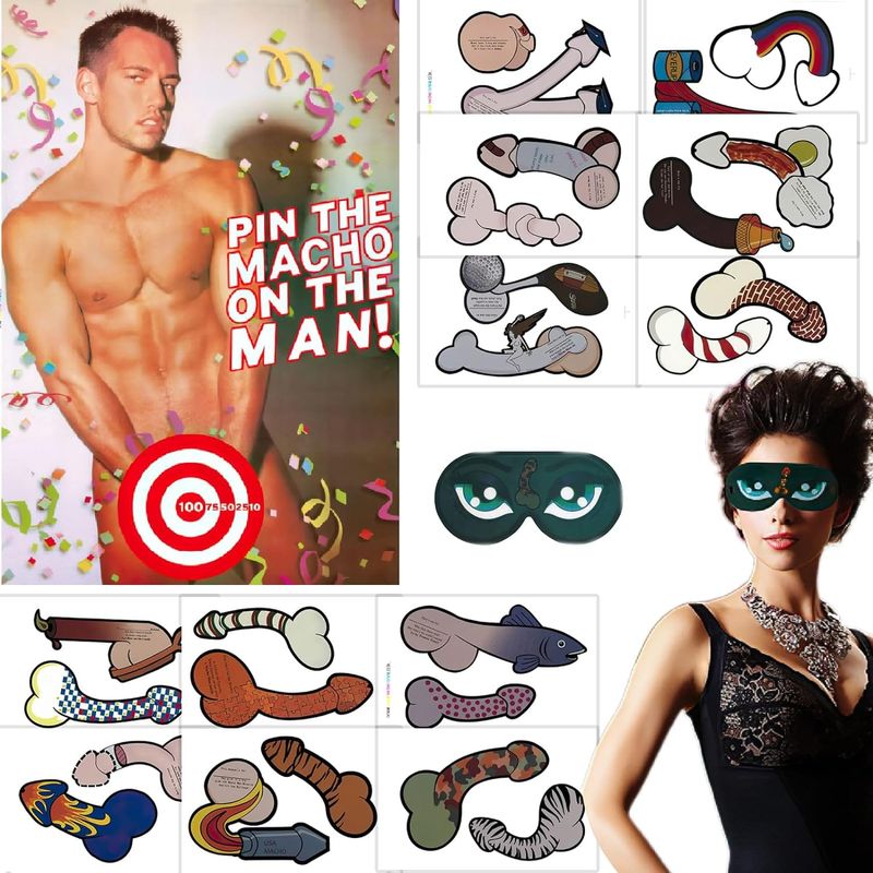 Bachelorette -  Épingler le Macho Pipedream Sensations plus