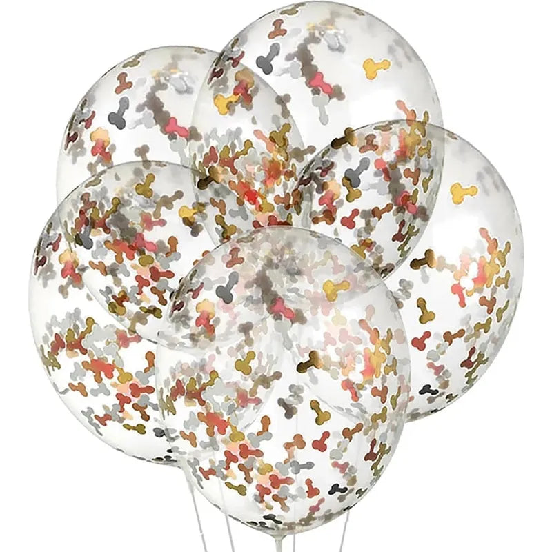 Bachelorette - Little Genie - Glitterati Ballons avec Confettis Little Genie Sensations plus
