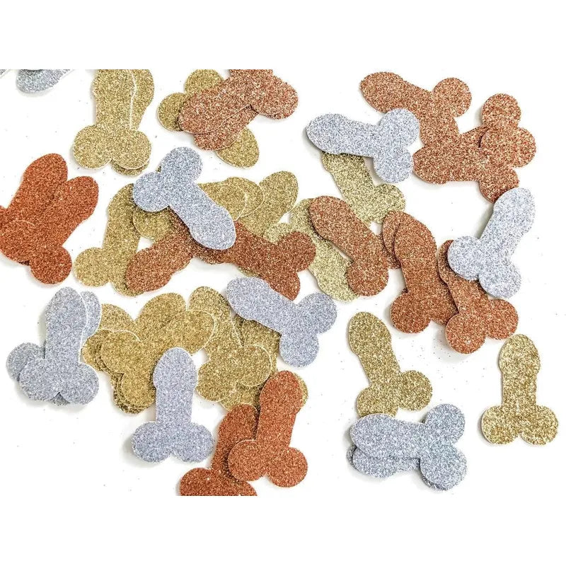 Bachelorette - Little Genie - Pénis Party Confetti Glitterati Little Genie Sensations plus