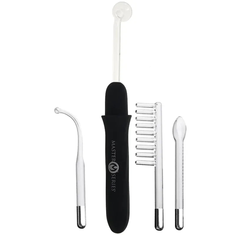 Baguette Violette E-Stim - Electrawand Rechargeable | 4 Électrodes Master Series Sensations plus