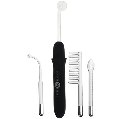 Baguette Violette E-Stim - Electrawand Rechargeable | 4 Électrodes Master Series Sensations plus