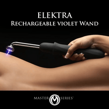 Baguette Violette E-Stim - Electrawand Rechargeable | 4 Électrodes Master Series Sensations plus