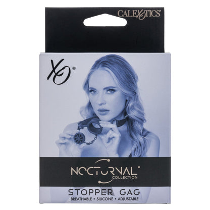 Bâillon avec Bouchon - Nocturnal Collection | Stopper Ajustable pour Jeux BDSM Intenses Calexotics Sensations plus