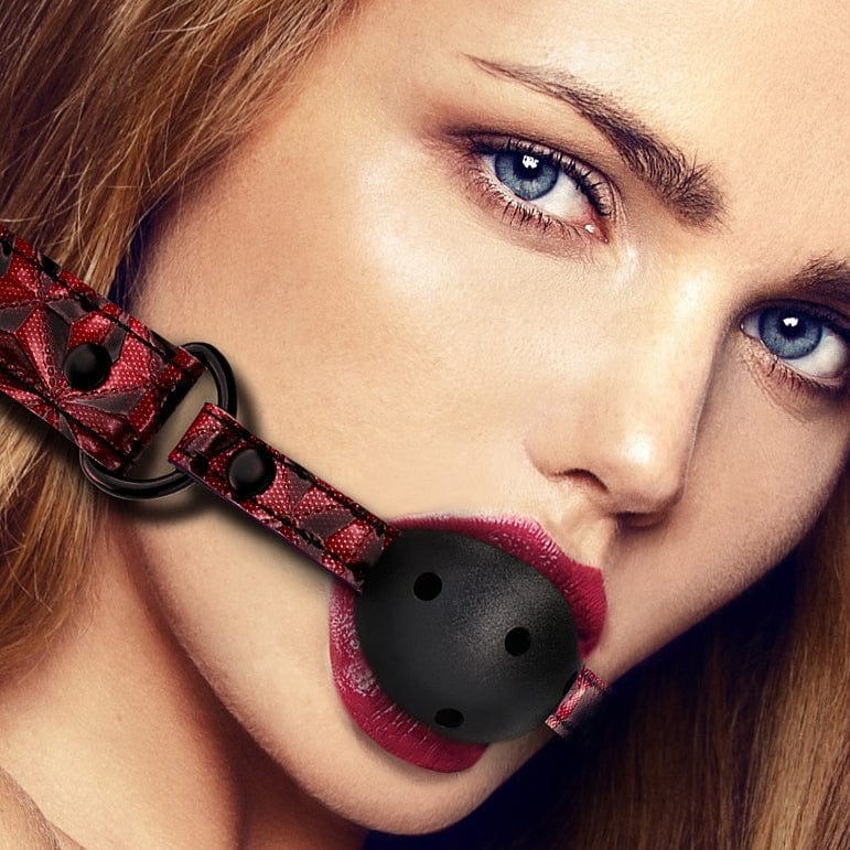 Bâillon-Boule de Luxe – Breathable Luxury Ball Gag | Luxe et soumission Ouch! Luxury Sensations plus