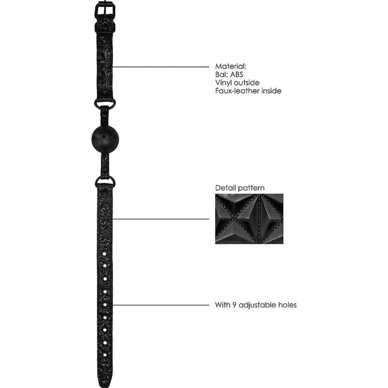 Bâillon-Boule de Luxe – Breathable Luxury Ball Gag | Luxe et soumission Ouch! Luxury Sensations plus