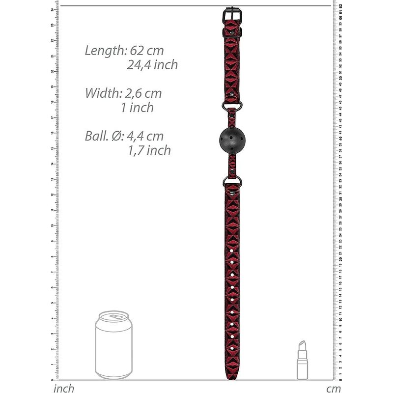 Bâillon-Boule de Luxe – Breathable Luxury Ball Gag | Luxe et soumission Ouch! Luxury Sensations plus