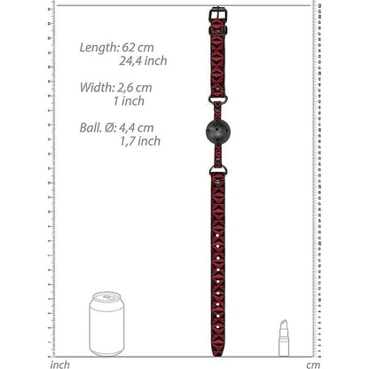 Bâillon-Boule de Luxe – Breathable Luxury Ball Gag | Luxe et soumission Ouch! Luxury Sensations plus