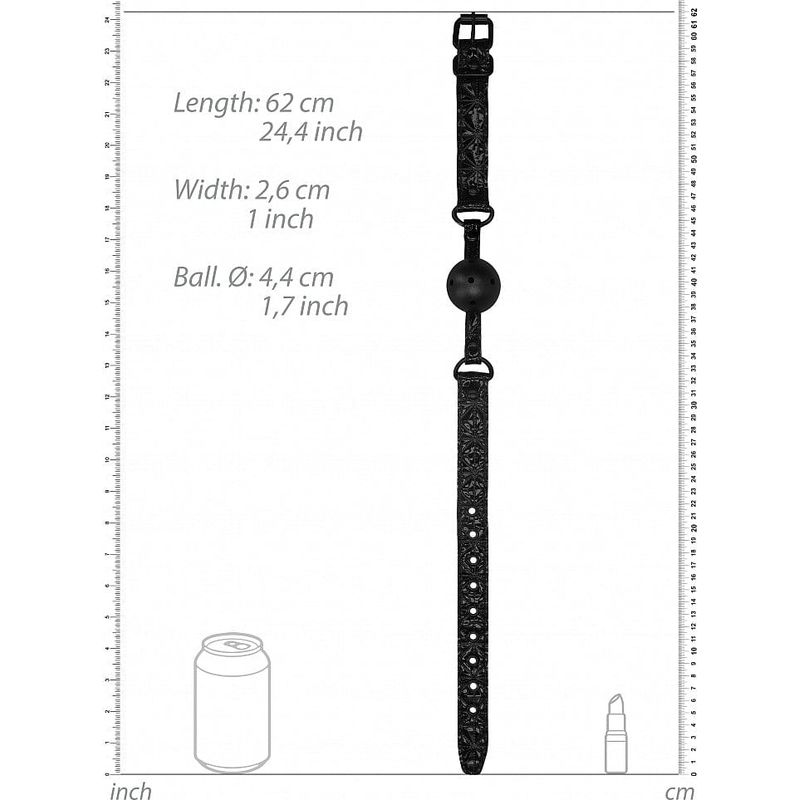 Bâillon-Boule de Luxe – Breathable Luxury Ball Gag | Luxe et soumission Ouch! Luxury Sensations plus