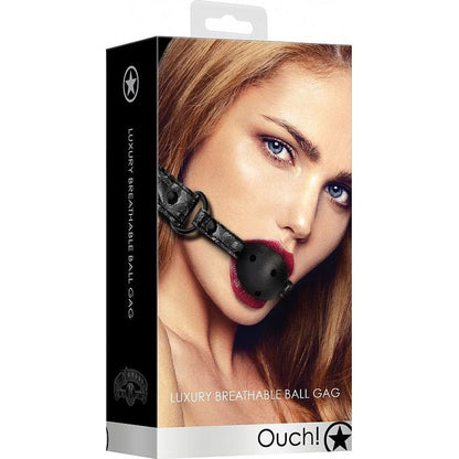 Bâillon-Boule de Luxe – Breathable Luxury Ball Gag | Luxe et soumission Ouch! Luxury Sensations plus