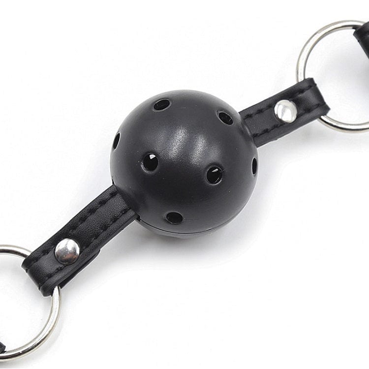 Bâillon Boule - FetishTentation | Ball Gag Perforée, Pinces à Seins pour Soumission & Plaisirs FetishTentation Sensations plus
