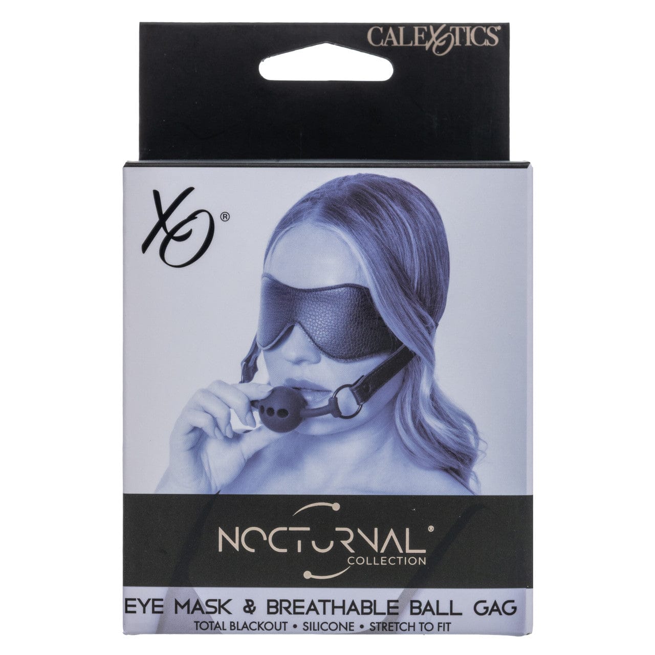 Bâillon Boule Respirant & Masque - Nocturnal Collection | Jeu BDSM, Confort & Style Calexotics Sensations plus