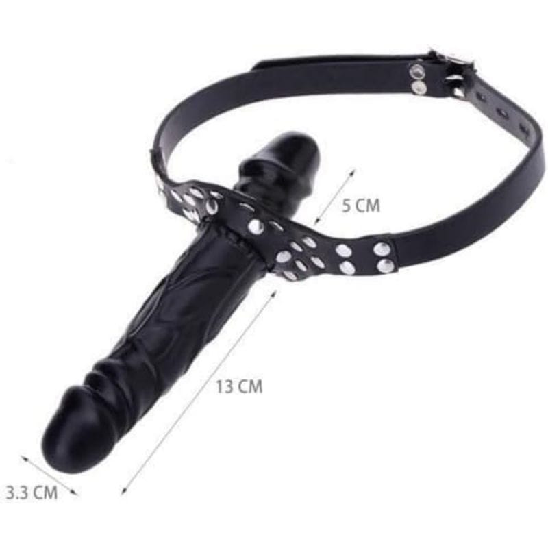 Bâillon Double avec Dildos Réalistes - FetishTentation | Sangle Réglable, Souple & Douce FetishTentation Sensations plus