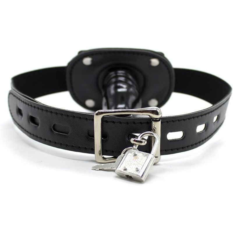 Bâillon Pénis 5,5cm - FetishTentation | Mini Dildo Noir pour Jeux de Soumission & BDSM FetishTentation Sensations plus