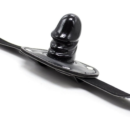 Bâillon Pénis 5,5cm - FetishTentation | Mini Dildo Noir pour Jeux de Soumission & BDSM FetishTentation Sensations plus