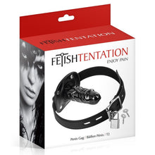 Bâillon Pénis de 9,5cm - FetishTentation | Mini Dildo Noir pour Jeux de BDSM & Soumission FetishTentation Sensations plus