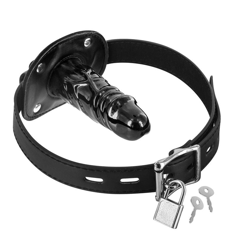 Bâillon Pénis de 9,5cm - FetishTentation | Mini Dildo Noir pour Jeux de BDSM & Soumission FetishTentation Sensations plus