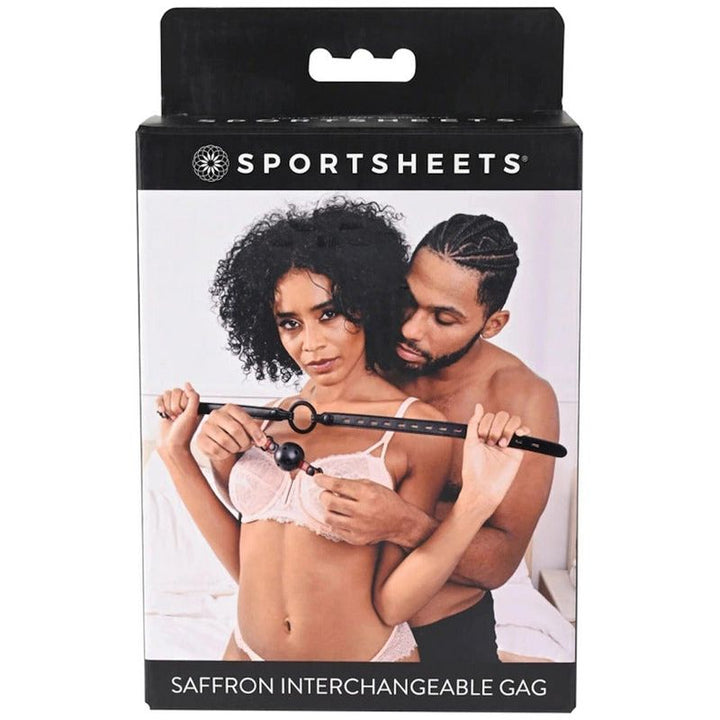 Ball Gag - Sportsheets - Saffron Interchangeable Gag Sportsheets Sensations plus
