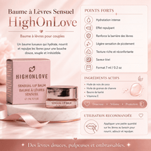 Baume à Lèvres pour Couples - Lip Balm Repulpant | HighOnLove HighOnLove Sensations plus