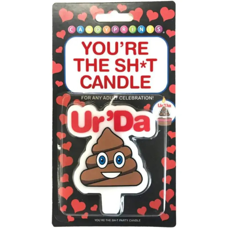 Bougie d’Anniversaire - Ur’ Da SH*T Candle | Design d’Emoji Souriant Little Genie Sensations plus