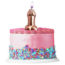 Bougies d'Anniversaire - Glitterati Penis Party | Forme de Pénis Rose Little Genie Sensations plus