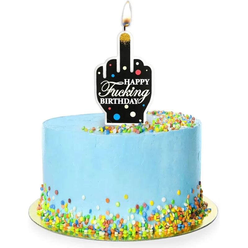 Bougies d'anniversaire – Happy Fucking Birthday | Humour & Fête Little Genie Sensations plus