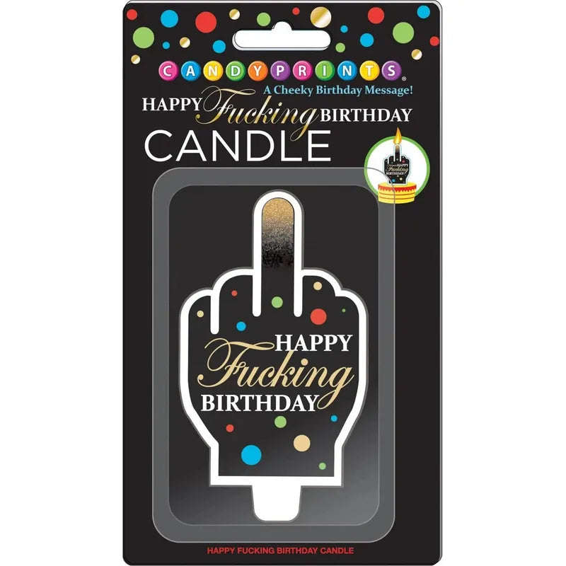 Bougies d'anniversaire – Happy Fucking Birthday | Humour & Fête Little Genie Sensations plus