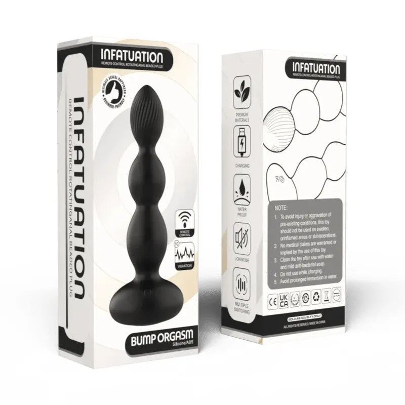 Boules Anal Vibrant a Distance - Infatuation | Vibration & Rotation 360° Sensations Plus Sensations plus