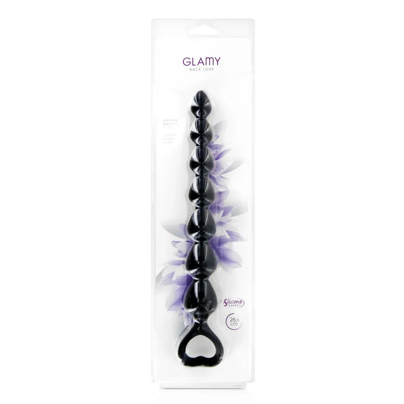 Boules anales en Silicone - Glamy Back Love 26.5 cm | Chapelet XL 7 Niveaux Glamy Sensations plus