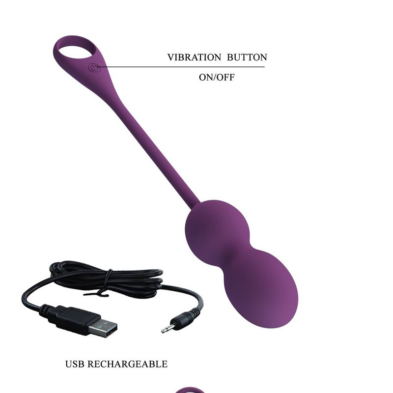 Boules de Geisha Vibrantes Connectées - Pretty Love Elvira | Renforce le Plancher Pelvien Pretty Love Sensations plus