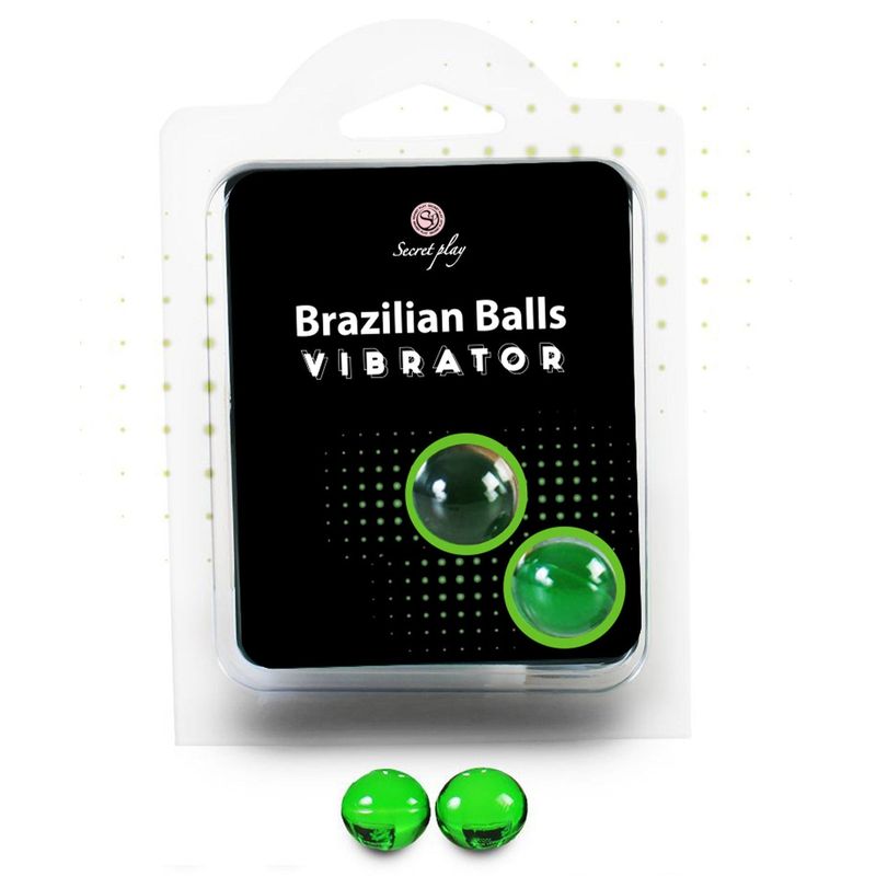 Boules de Massage Lubrifiante - Brazilian Balls Vibrator | Effet Vibration Secret Play Sensations plus